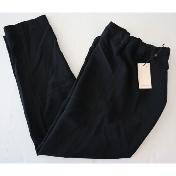 Cinq à Sept Women's Sz 0 Black Alec Drawstring Straight-Leg Pants - Picture 10 of 12